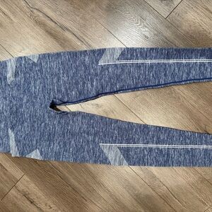 Ryka Blue Leggings with White Accents